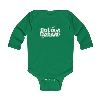 “Future Dancer” Infant Long Sleeve Bodysuit - Adorable Danced-Themed Baby One-Piece for Tiny Ballerinas and Little Movers