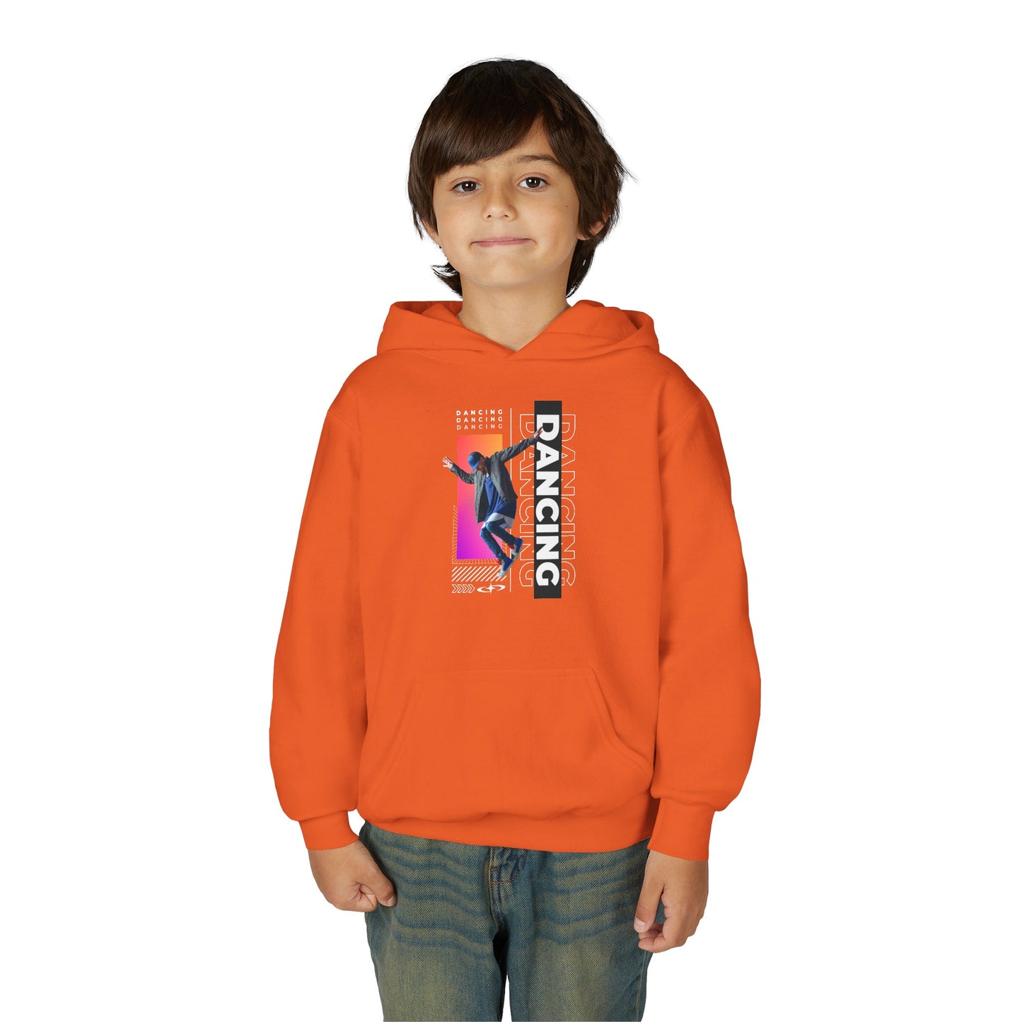 “Dancing” Male Dancer Streetwear Graphic | Unisex Youth Hoodie – Dance Hoodie for Kids & Young Performers