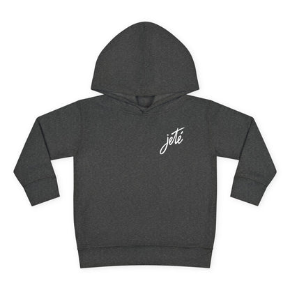 “Jeté” Official  Logo | Ballet & Dance Hoodie for Kids & Young Dance Enthusiasts - Toddler Pullover Hoodie