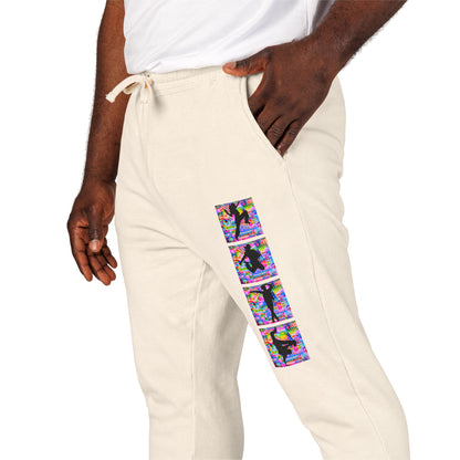 Levels Premium Collection Dancer Sweatpants – Vibrant Unisex Streetwear Joggers with Bold Dancer Silhouette Graphic