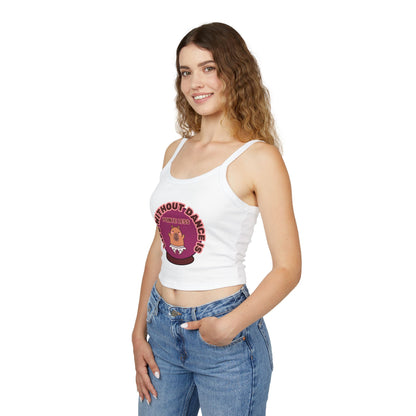 "Life Without Dance is Pointeless" Capybara Tank – Women's Spaghetti Strap Dance Top with Cute Animal Graphic
