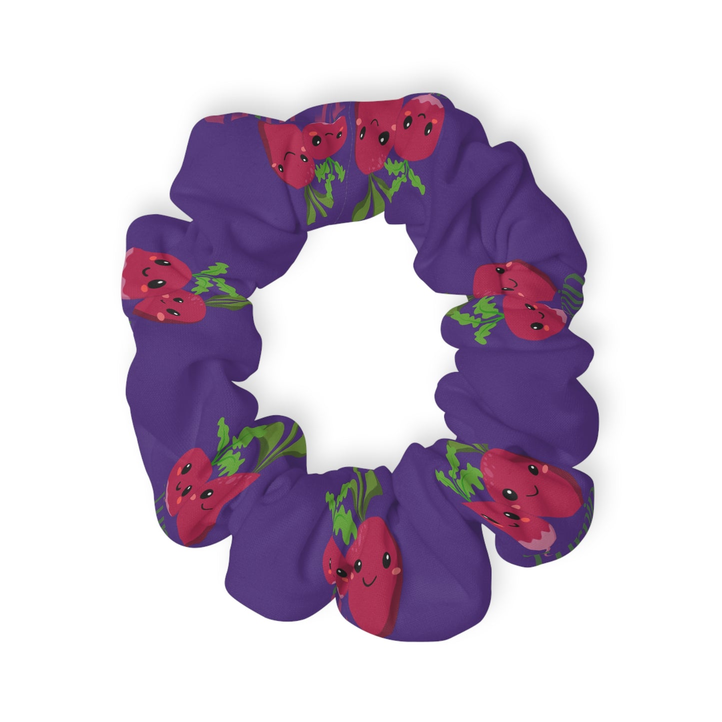 "Turnip the Beet” Scrunchie – Funny Dance Pun Hair Accessory with Cute Pepper Graphic