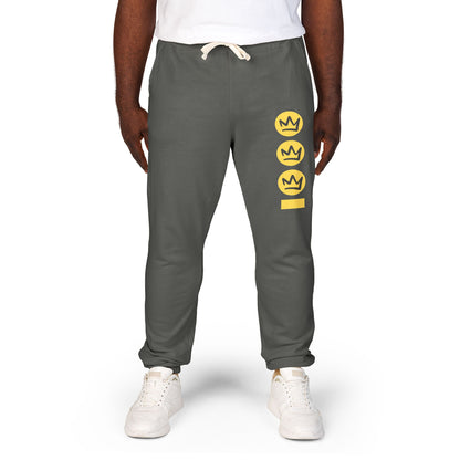 Full Out Premium Collection Fleece Sweatpants – Trendy Unisex Garment-Dyed Dance Joggers with Bold Streetwear Graphic