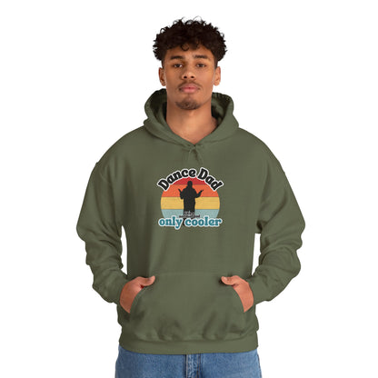 Dance Dad Retro Hoodie – Funny Unisex Heavy Blend™ Hooded Sweatshirt for Cool Dance Dads