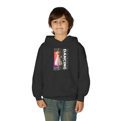 “Dancing” Female Dancer Streetwear Graphic | Unisex Youth Hoodie – Dance Hoodie for Kids & Young Performers