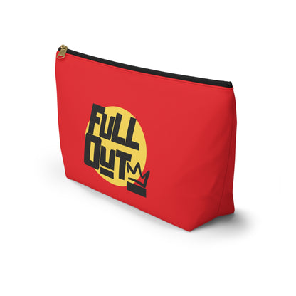 "Full Out" Makeup Bag – Streetwear-Inspired Dance Graphic – Bold Dance-Themed Zipper Pouch for Cosmetics, Accessories & Travel Essentials