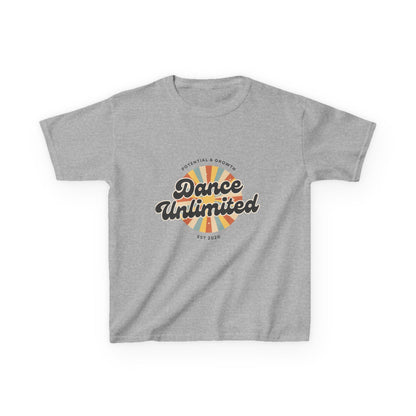 “Dance Unlimited: Potential & Growth” Retro Graphic T-Shirt for Kids – Motivational Dance Shirt - Youth Dance Inspiration Tee