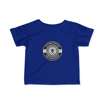 "Jeté Competition Team – Always Keep Dancing" Infant Fine Jersey Tee – Collegiate-Inspired Baby Dance T-Shirt for Future Performers