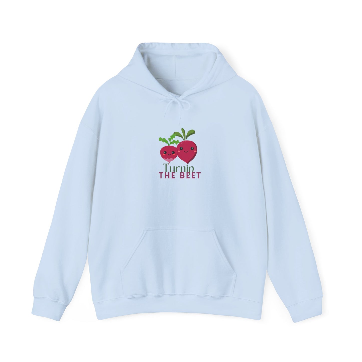 "Turnip the Beet" Unisex Hooded Sweatshirt – Funny Dance Pun Hoodie with Cute Veggie Graphic | Cozy Gift for Dancers & Foodie Fans