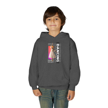 “Dancing” Female Dancer Streetwear Graphic | Unisex Youth Hoodie – Dance Hoodie for Kids & Young Performers