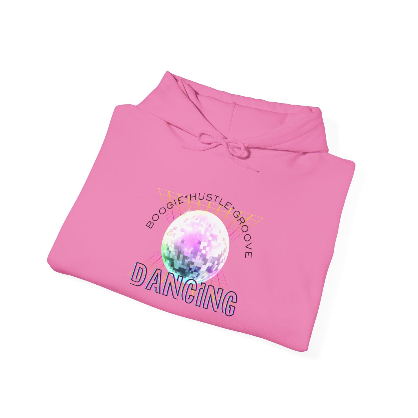 "Boogie, Hustle, Groove - Dancing" Streetwear Dance Graphic – Unisex Heavy Blend™ Hooded Sweatshirt