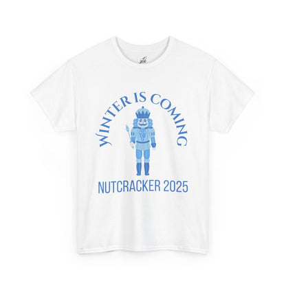 “Winter Is Coming Nutcracker 2025” T-shirt – Unisex Heavy Blend Cotton Tee | Holiday Dance T-shirt for Ballet Dancers