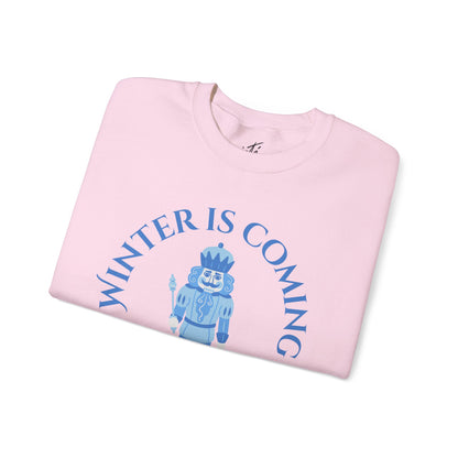“Winter Is Coming Nutcracker 2025” ADULT Sweatshirt – Unisex Heavy Blend Crewneck | Holiday Dance Sweatshirt for Ballet Dancers