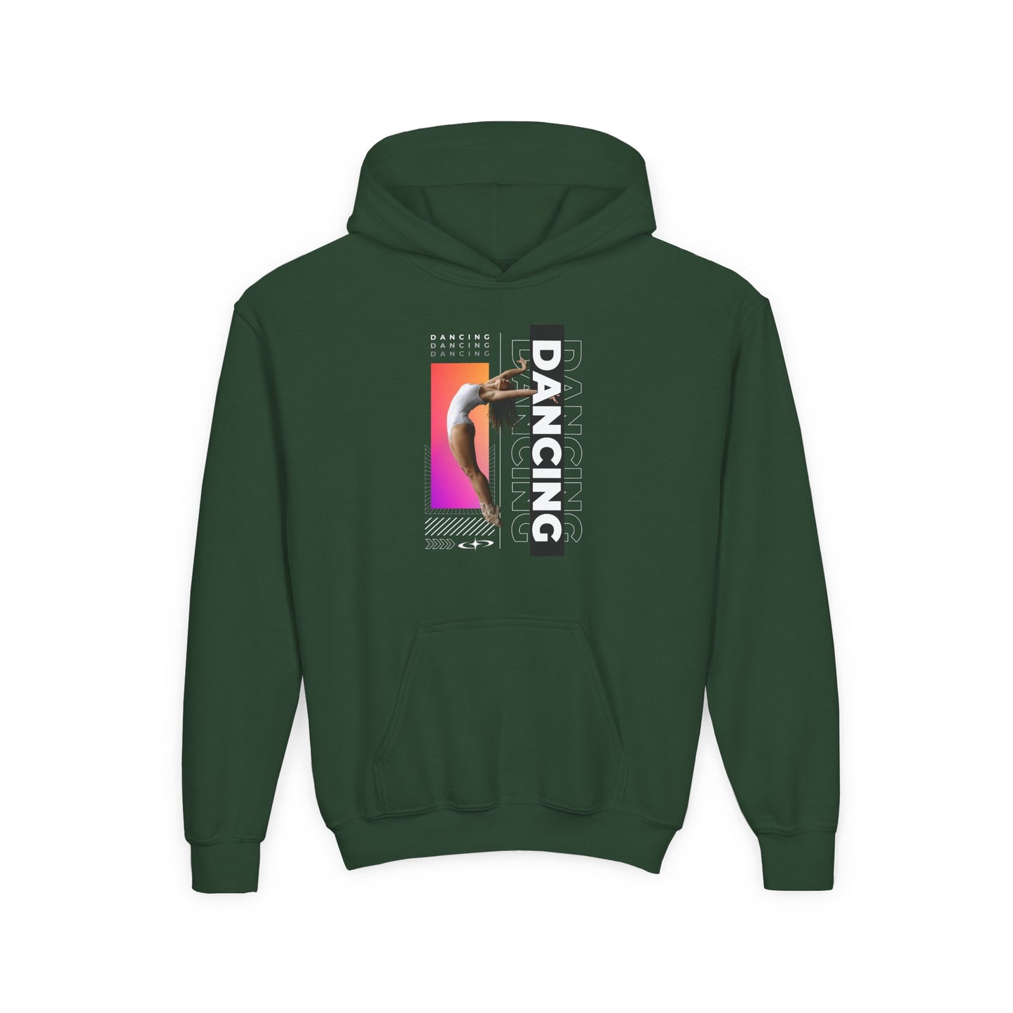 “Dancing” Female Dancer Streetwear Graphic | Unisex Youth Hoodie – Dance Hoodie for Kids & Young Performers