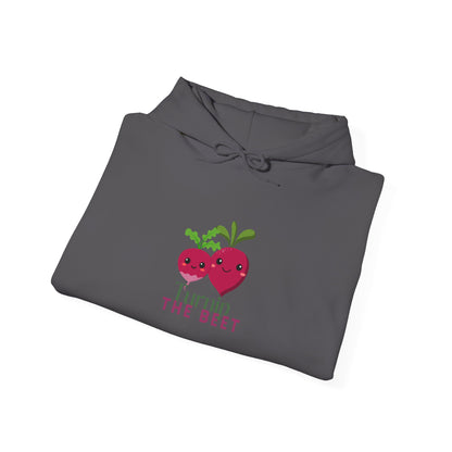 "Turnip the Beet" Unisex Hooded Sweatshirt – Funny Dance Pun Hoodie with Cute Veggie Graphic | Cozy Gift for Dancers & Foodie Fans