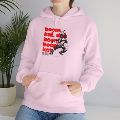 “Boom Kat” Hoodie – Unisex Hooded Sweatshirt with Bold Streetwear-Inspired Dance Graphic