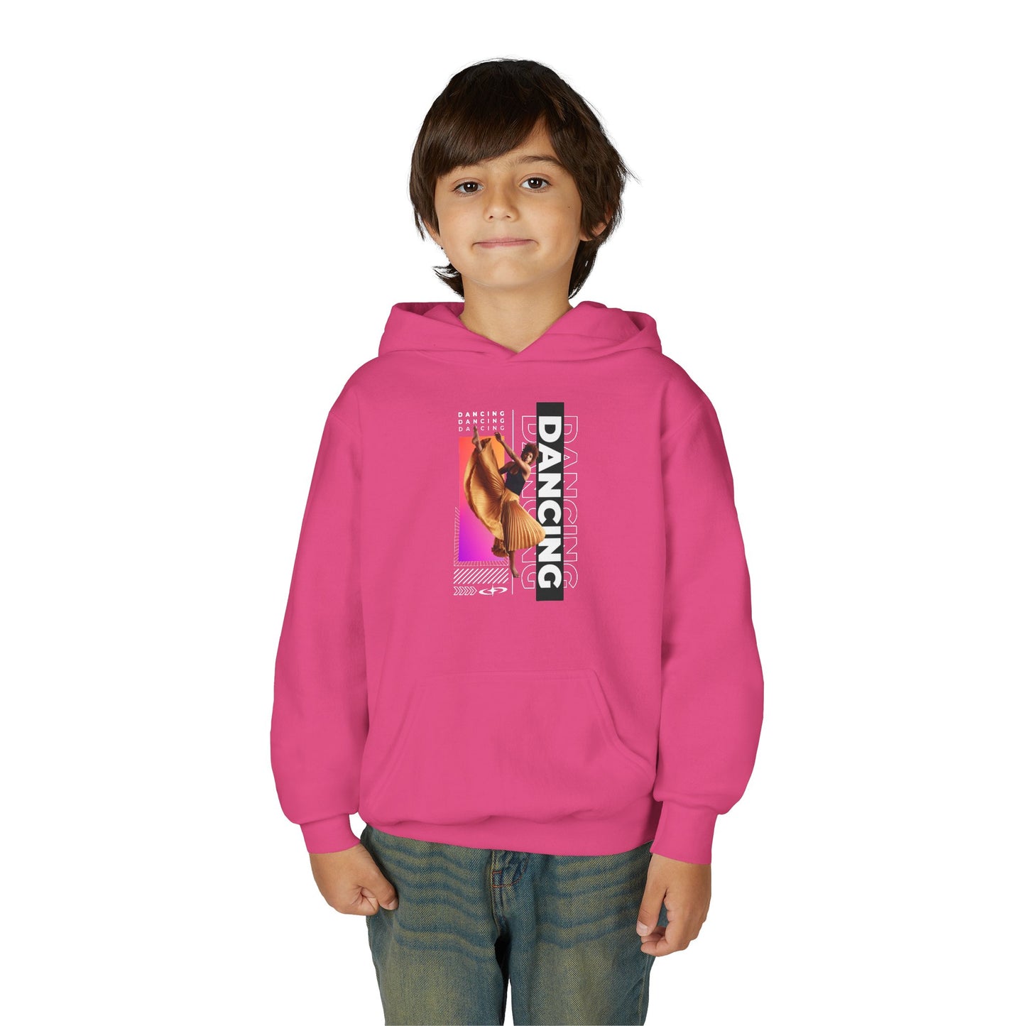“Dancing” Female Dancer Streetwear Graphic | Unisex Youth Hoodie – Dance Hoodie for Kids & Young Performers