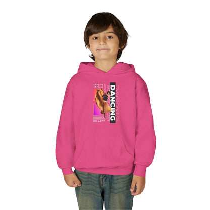 “Dancing” Female Dancer Streetwear Graphic | Unisex Youth Hoodie – Dance Hoodie for Kids & Young Performers
