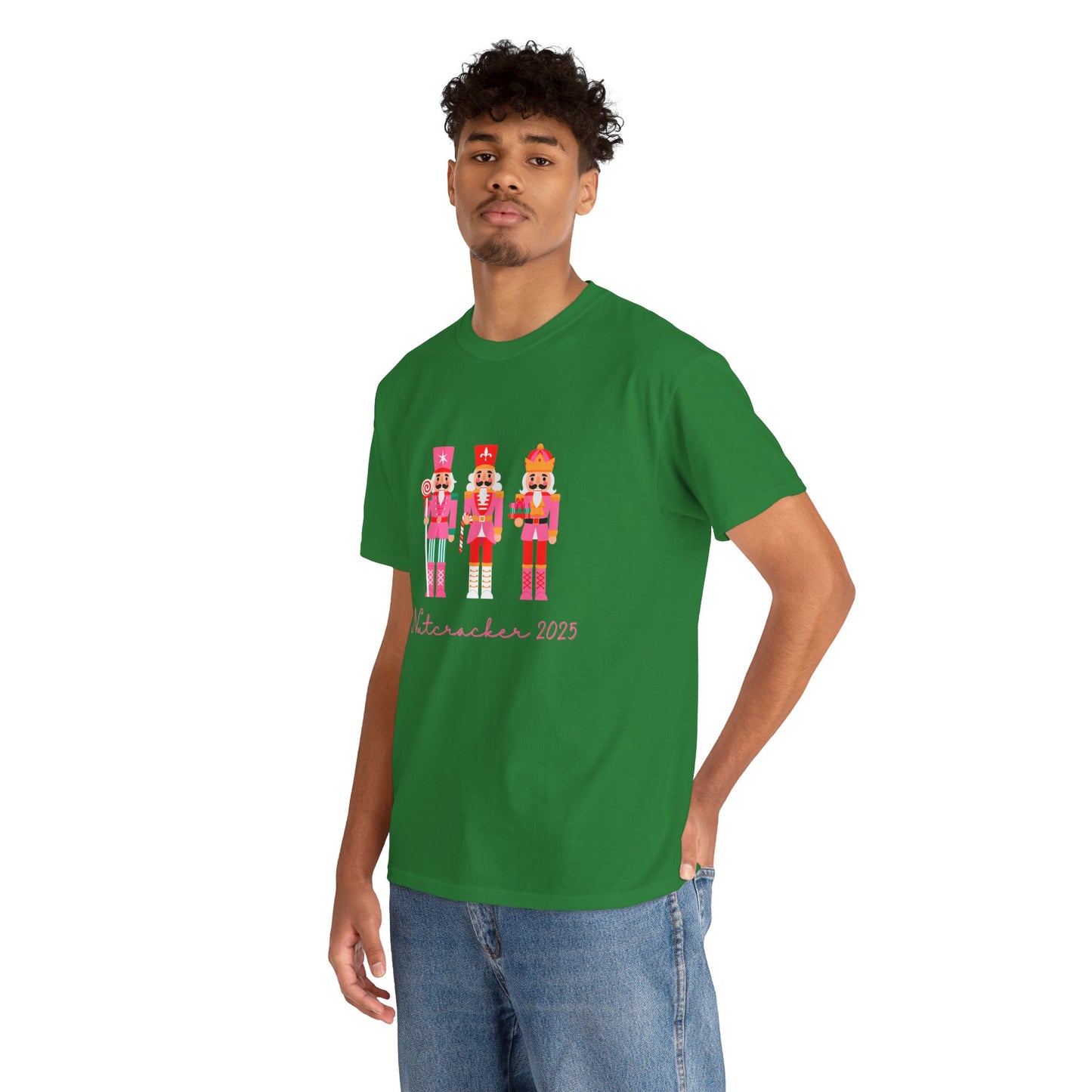 “Nutcracker 2025” ADULT Tee – Unisex Heavy Blend Cotton Tee | Ballet Holiday Dance T-Shirt for Dancers
