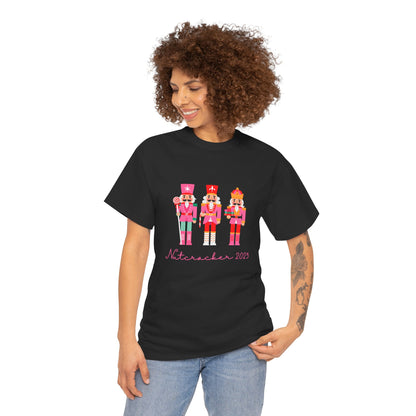 “Nutcracker 2025” ADULT Tee – Unisex Heavy Blend Cotton Tee | Ballet Holiday Dance T-Shirt for Dancers