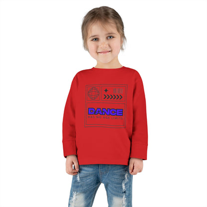 "Dance Has No Age Limits" Toddler Long Sleeve Tee – Unisex Streetwear Dance Shirt for Kids