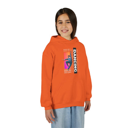 “Dancing” Male Dancer Streetwear Graphic | Unisex Youth Hoodie – Dance Hoodie for Kids & Young Performers