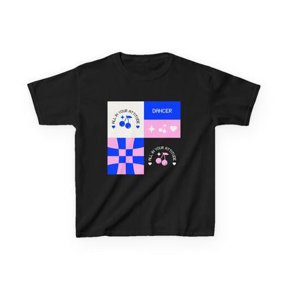 "Dancer - All in Your Attitude" Retro Graphic Tee for Kids - Youth Dance T-Shirt
