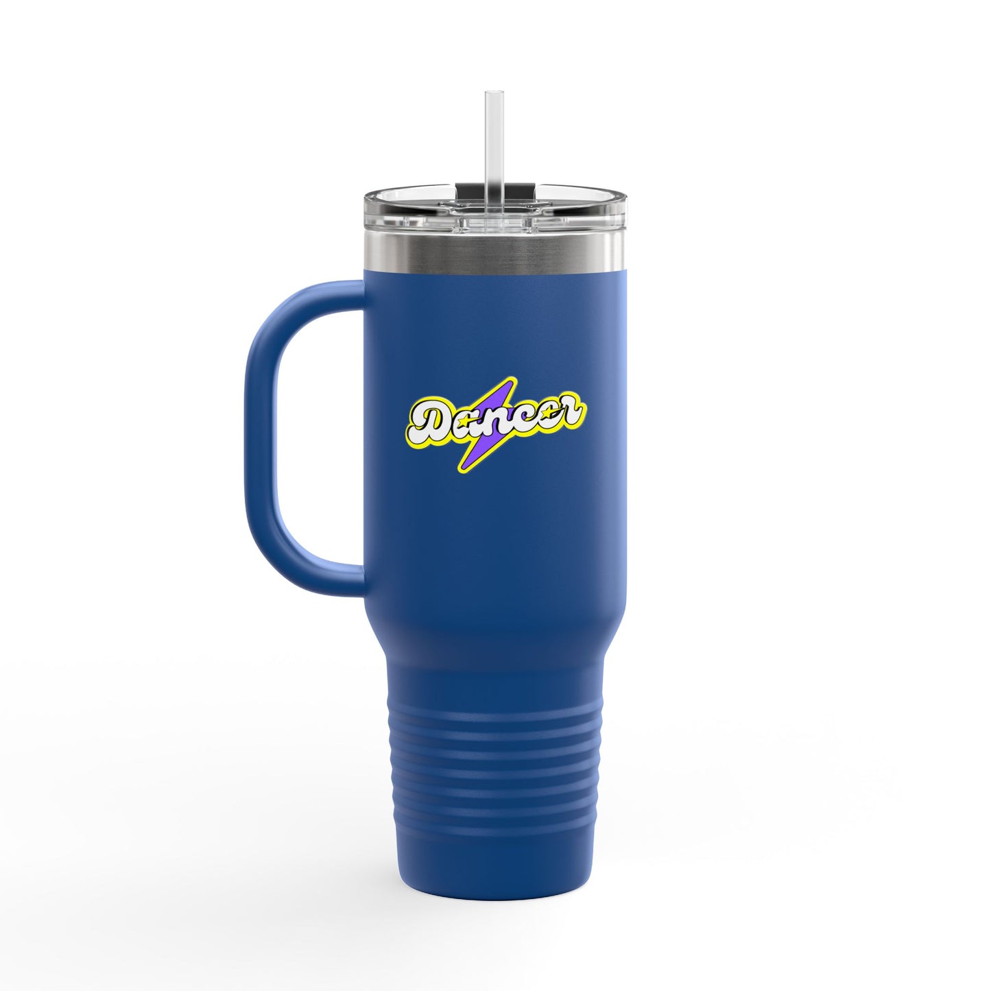 "Dancer" Superhero 40oz Insulated Travel Mug – Bold Stainless Steel Tumbler for Dance Lovers
