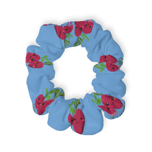 "Turnip the Beet” Scrunchie – Funny Dance Pun Hair Accessory with Cute Pepper Graphic