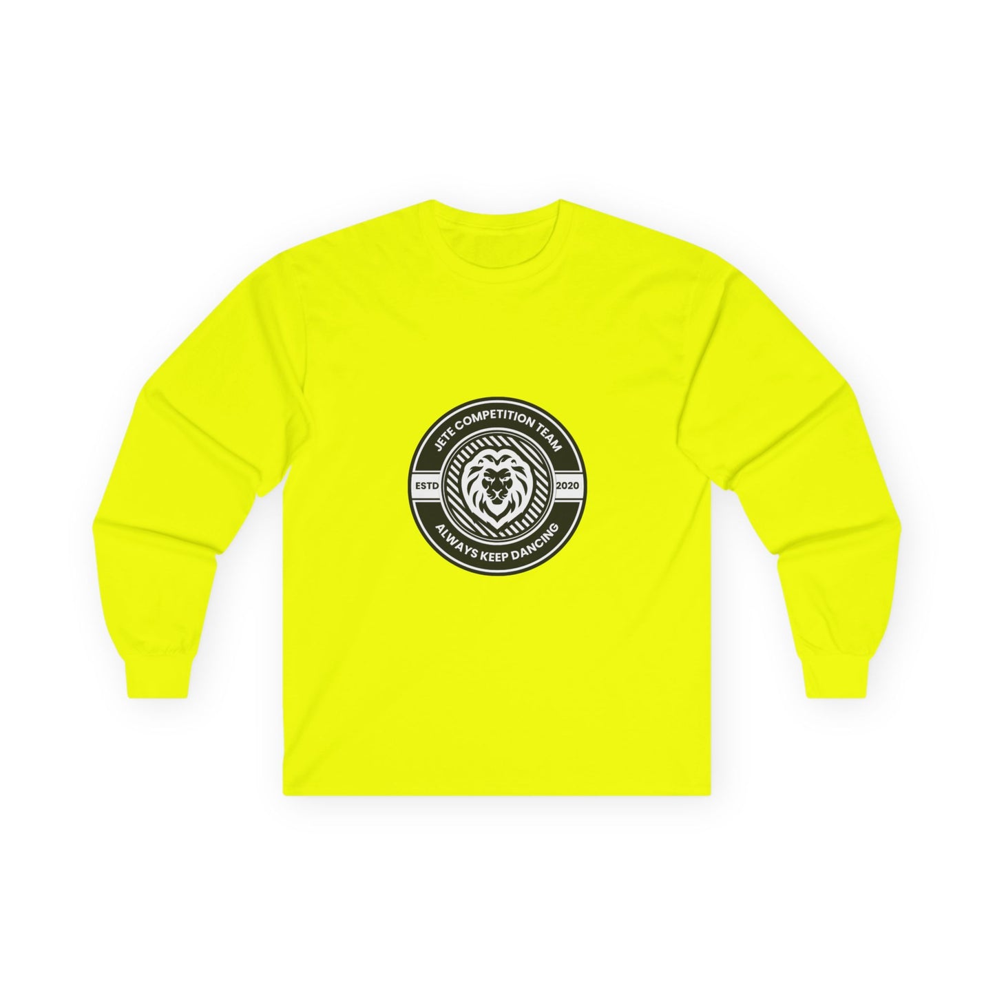 "Jeté Competition Team – Always Keep Dancing" Unisex Long Sleeve Tee – Collegiate-Inspired Dance Team Shirt for Performers, Studios & Spirit Wear