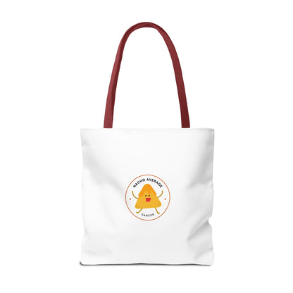 "Nacho Average Dancer" Canvas Tote Bag – Funny Kawaii Dance Tote with Nacho Graphic for Dancers & Dance Moms