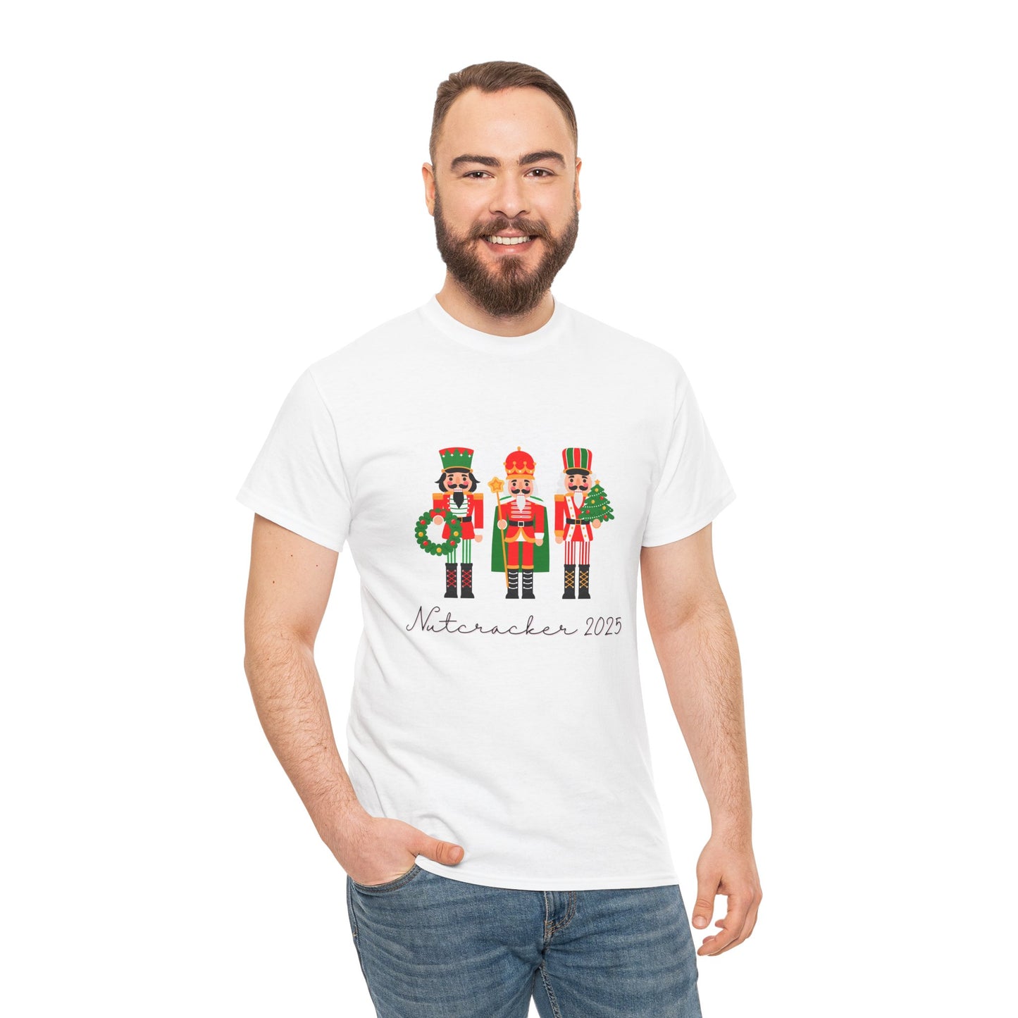 “Nutcracker 2025”  ADULT T-shirt – Unisex Heavy Blend Cotton Tee | Ballet Holiday Dance T-shirt for Dancers
