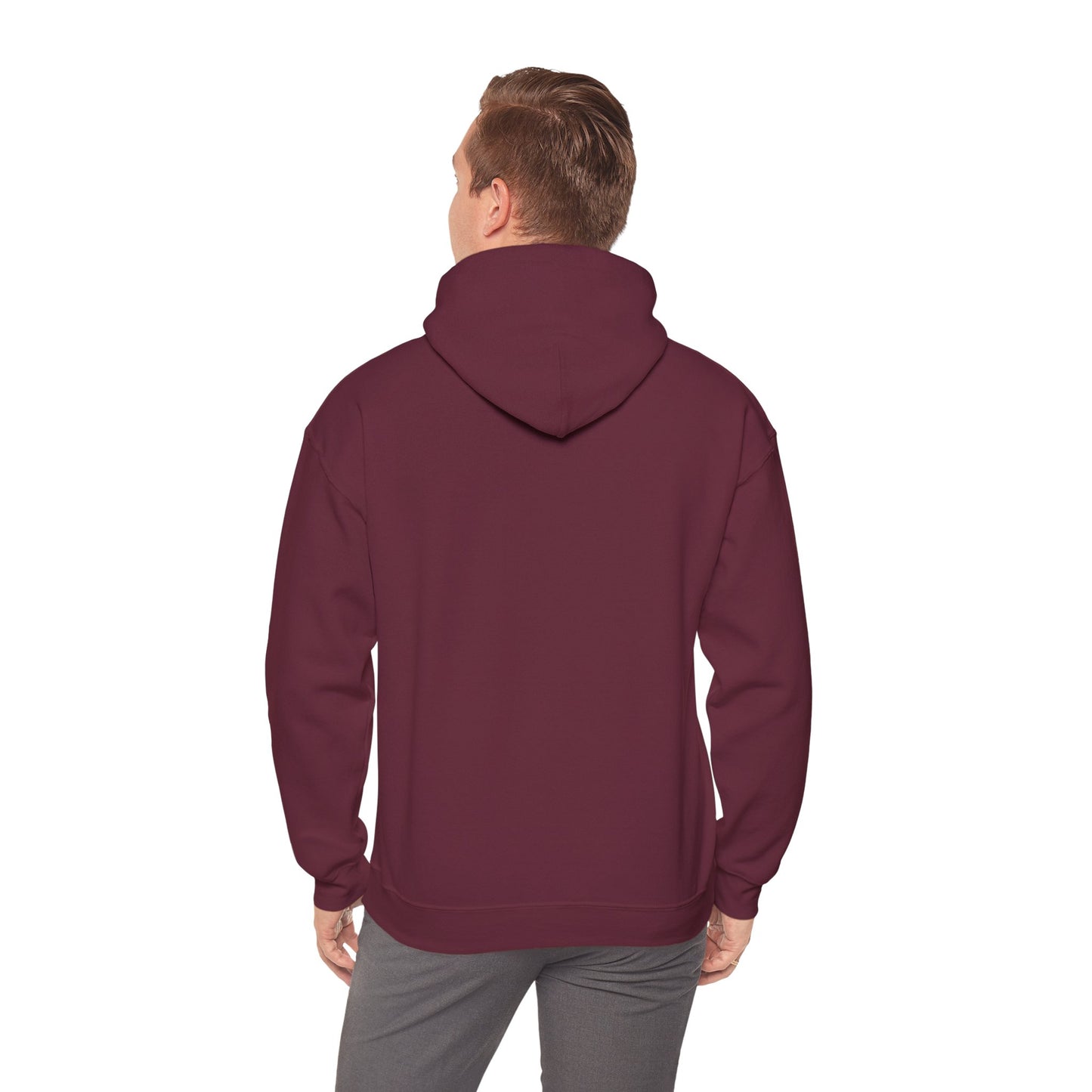 “Dancing” Text with Streetwear-Style Male Dancer Graphic – Unisex Heavy Blend™ Hooded Sweatshirt – Cozy Dance Hoodie for Performers & Dance Enthusiasts