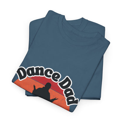 "Dance Dad" Unisex Heavy Cotton Tee – Funny Retro Dance Shirt for Cool Dads