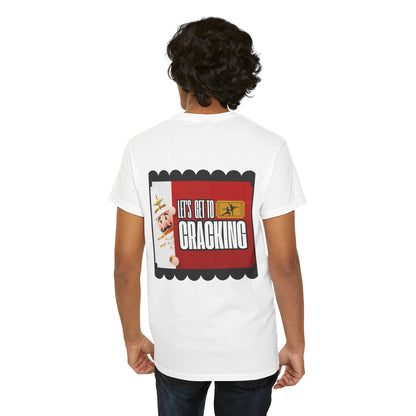 “Let’s Get to Cracking” Back Print ADULT T-shirt + Nutcracker 2025 Front – Unisex Heavy Blend Cotton Tee | Ballet Holiday Dance Tee