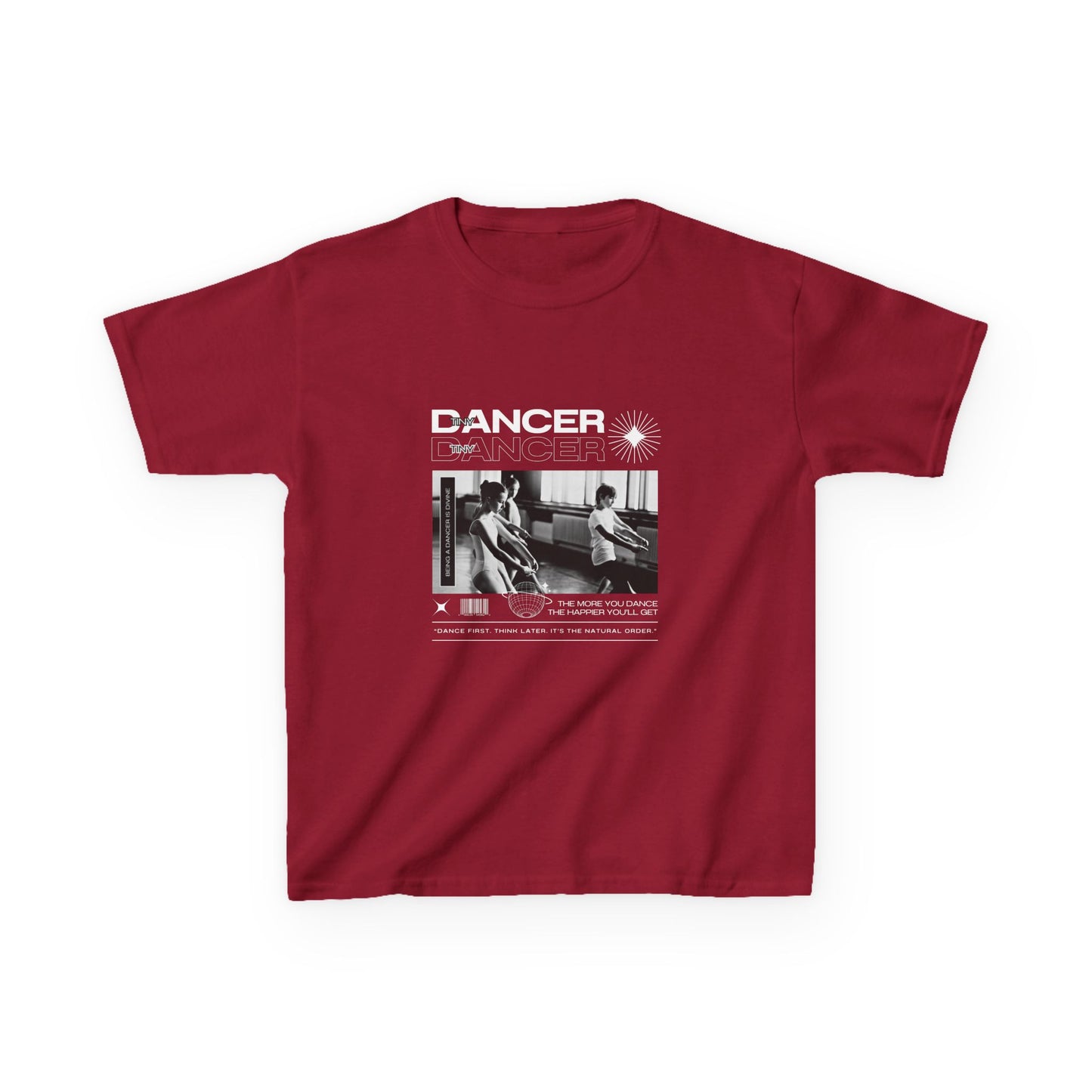“Dancer” Youth Short Sleeve Tee – Ballet Class Streetwear-Inspired Dance Shirt for Kids