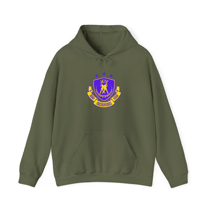 "Jeté Dance Gear" Unisex Hooded Sweatshirt – Collegiate Style Dance Hoodie for Dancers & Dance Lovers