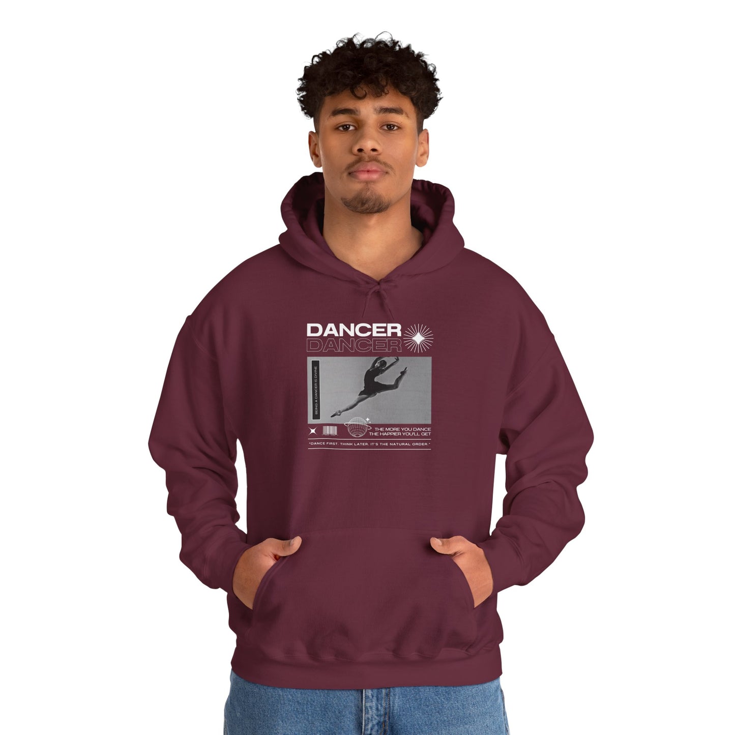 Dancer Streetwear Hoodie – Unisex Heavy Blend™ Hooded Sweatshirt with Inspiring Dance Mottos