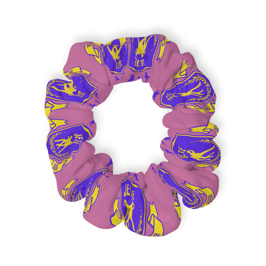 “Jeté Dance Gear” Scrunchie – Collegiate-Inspired Dance Team Hair Accessory for Dancers