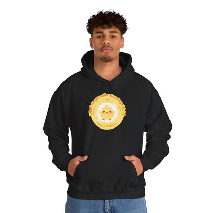 "What do you call a dancing chick? Poultry in Motion" Unisex Dance Hoodie – Funny Dancing Chick Graphic Sweatshirt for Dancers