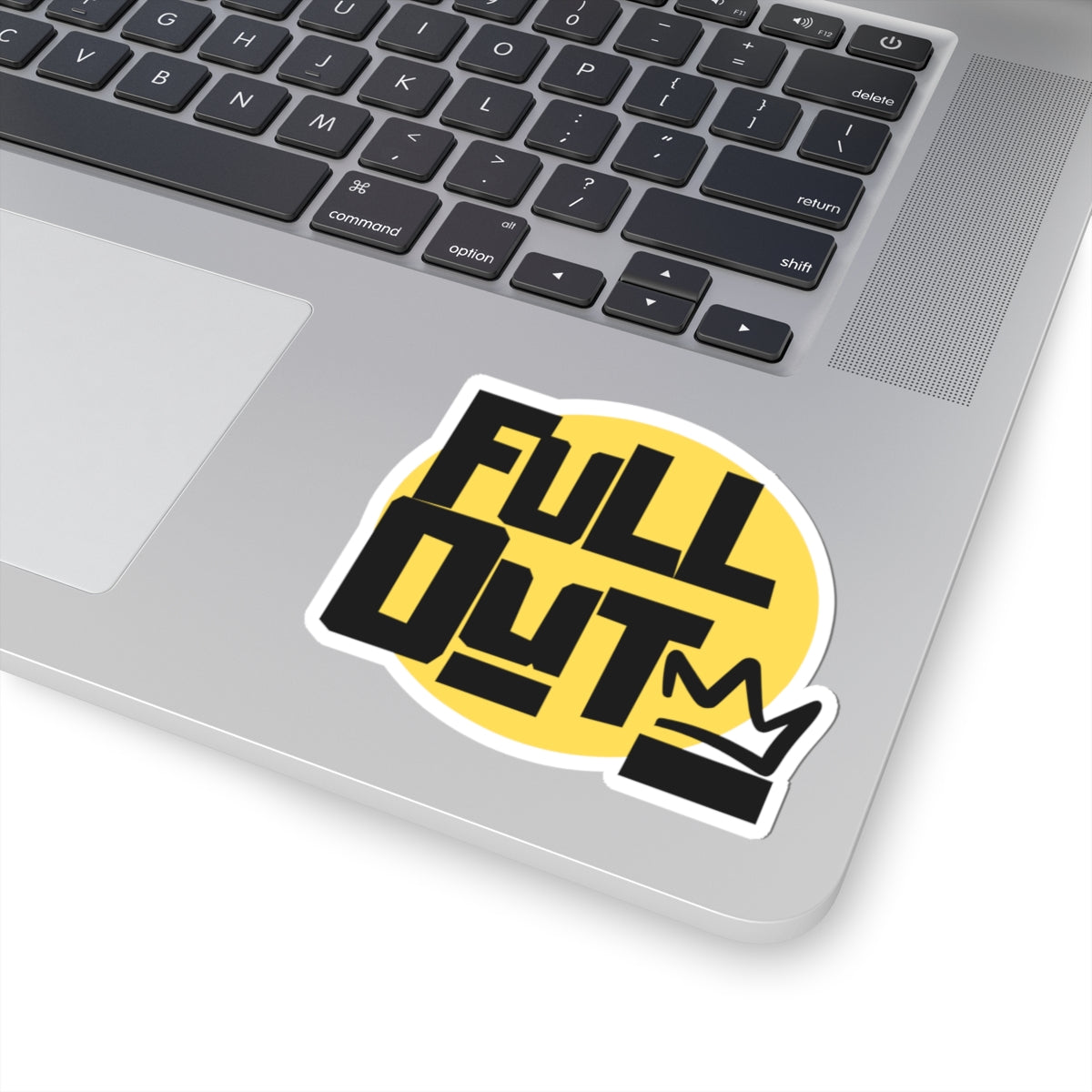 "Full Out" Kiss-Cut Sticker – Bold Streetwear-Inspired Dance Graphic – Urban Dance-Themed Vinyl Sticker for Laptops, Journals & Water Bottles