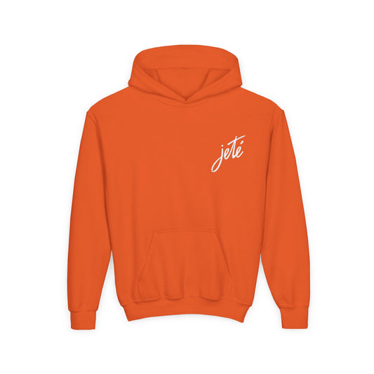 “Jeté” Official Embroidered Logo - Unisex Youth Hoodie | Classic Dance Hoodie for Kids & Young Ballet Enthusiasts