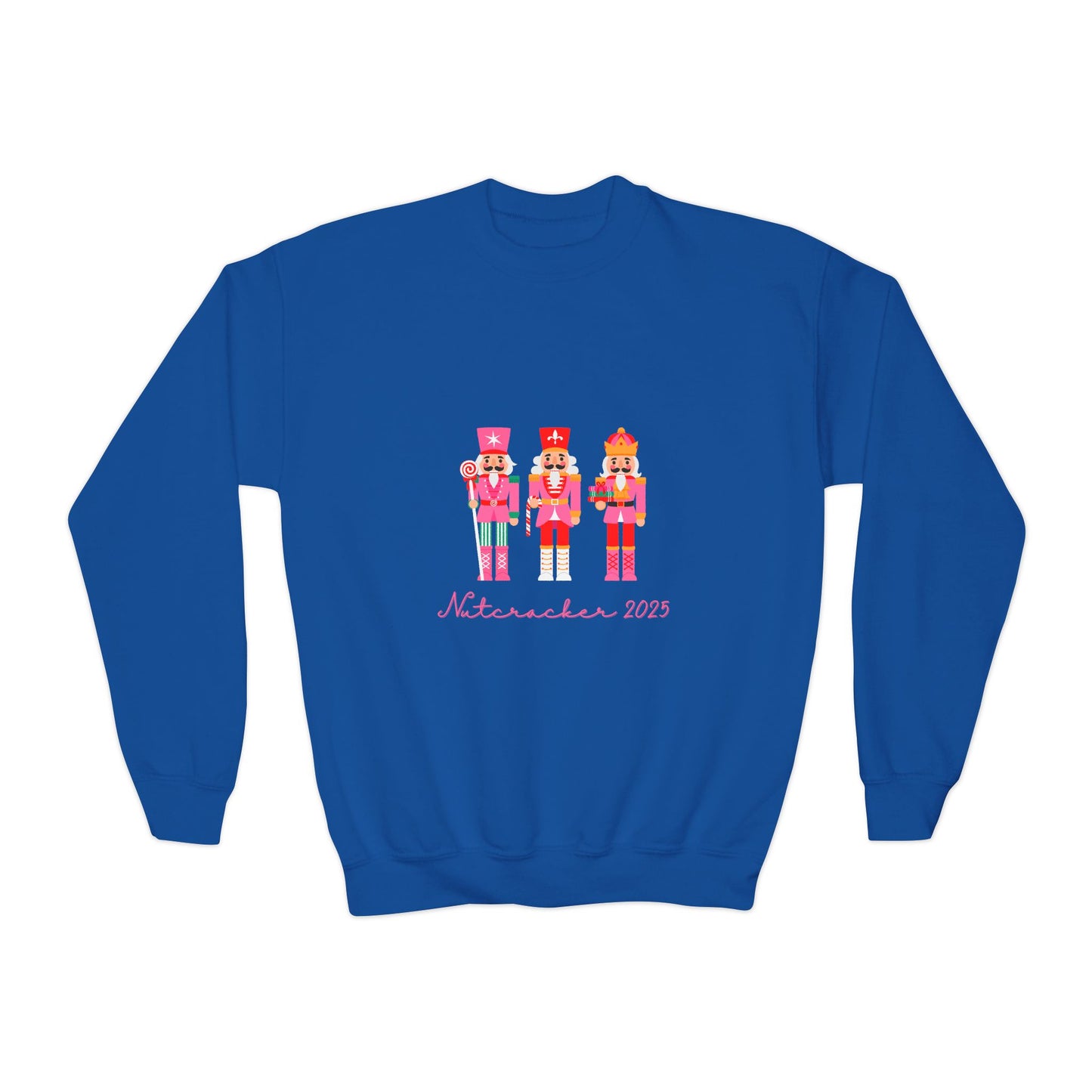 “Nutcracker 2025” Sweatshirt – YOUTH Crewneck | Ballet Holiday Dance Sweatshirt for Dancers