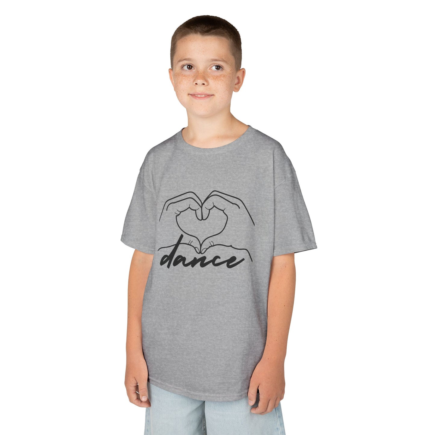 "Dance" Heart Hands Youth Short Sleeve Tee – Heart Hands Graphic Dance Lover T-Shirt