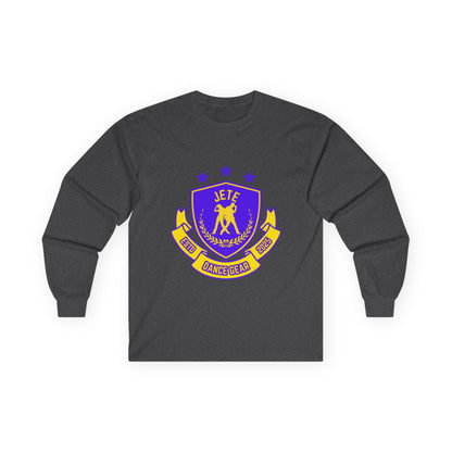"Jeté Dance Gear" Unisex Long Sleeve Tee – Collegiate-Inspired Dance Shirt for Dancers, Teams & Studio Spirit Wear