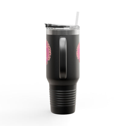 "Life Without Dance is Pointeless" 40oz Insulated Travel Mug – Cute Capybara Dance Graphic Stainless Steel Tumbler for Dancers & Dance Lovers