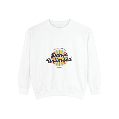 "Dance Unlimited – Potential & Growth" Unisex Lightweight Crewneck Sweatshirt – Retro-Inspired Motivational Dance Pullover for Performers & Creatives