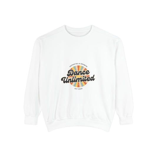 "Dance Unlimited – Potential & Growth" Unisex Lightweight Crewneck Sweatshirt – Retro-Inspired Motivational Dance Pullover for Performers & Creatives