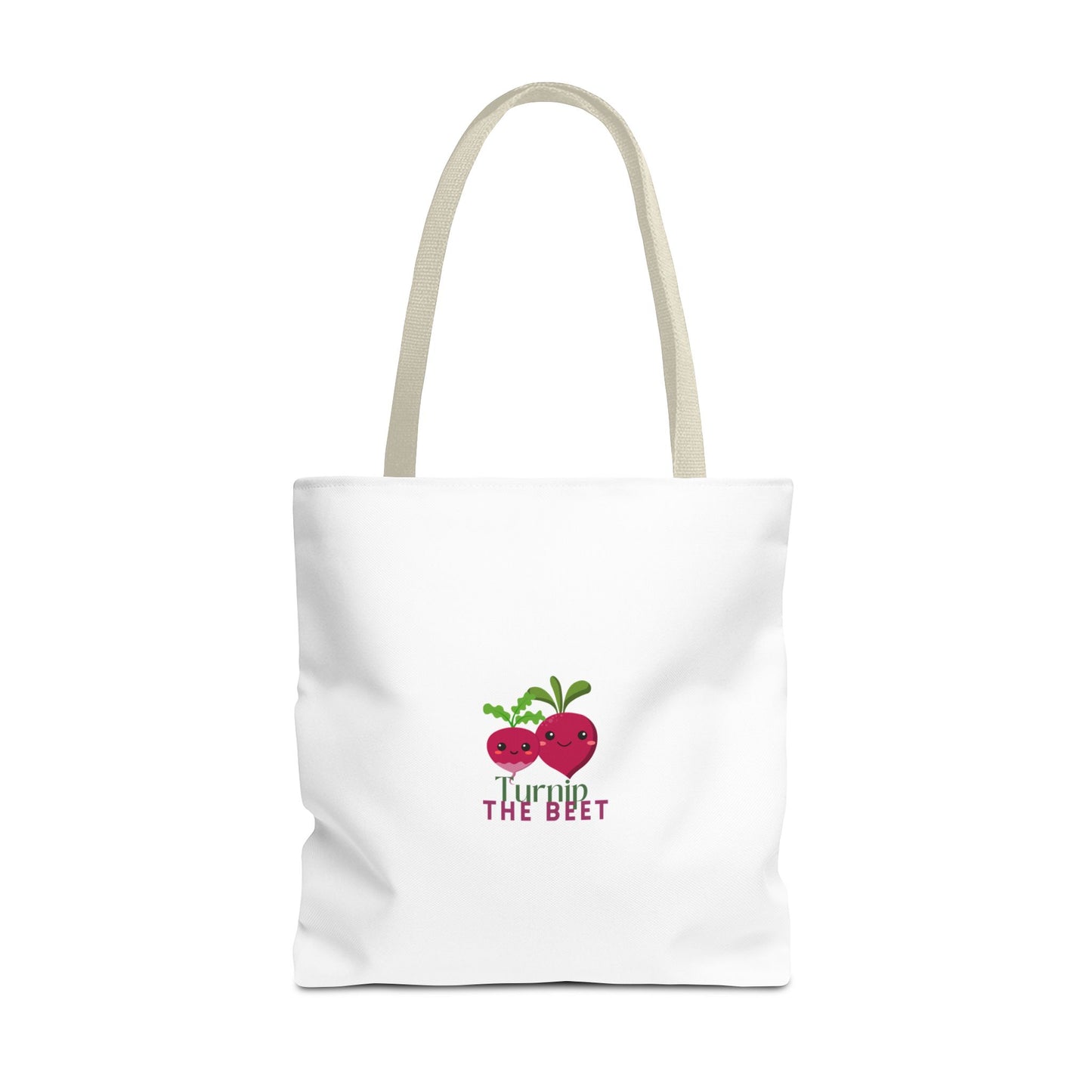 "Turnip the Beet" Canvas Tote Bag – Cute Veggie Graphic Dance-Themed Reusable Bag for Grocery Runs, Dance Class & Everyday Use