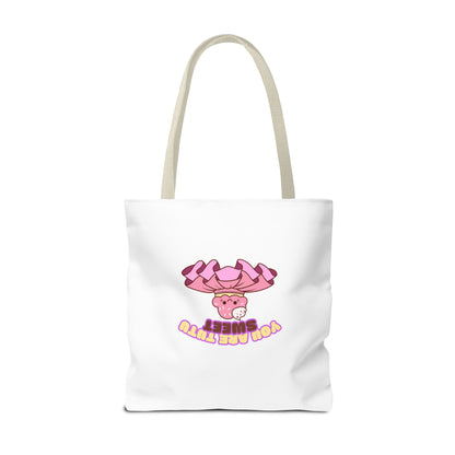 "You Are Tutu Sweet" Kawaii Cupcake Dance Tote Bag – Cute Canvas Bag for Dancers, Dance Moms & Ballet Lovers | Dance Gift Idea